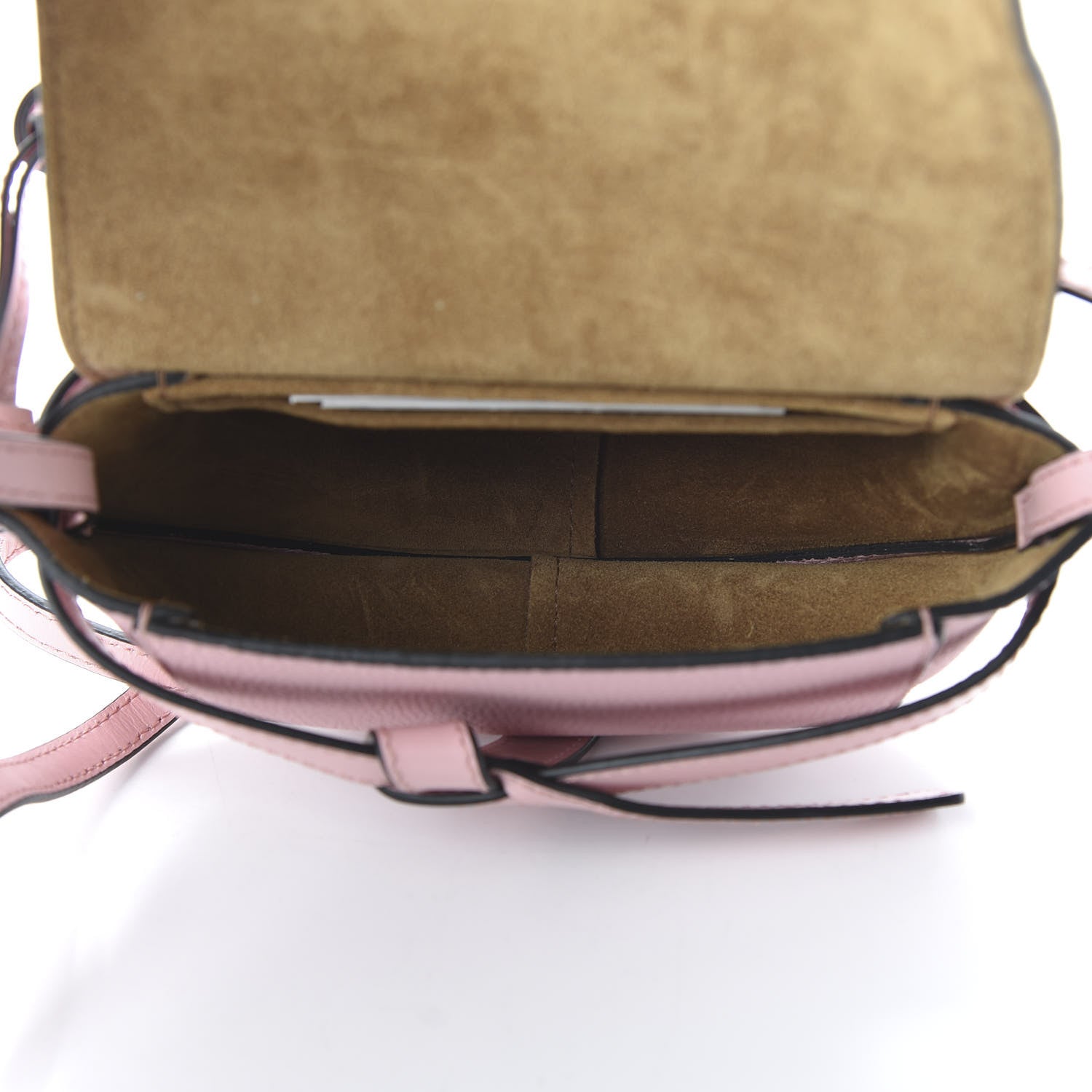 Loewe Grained Calfskin Mini Gate Crossbody Bag Pastel Pink 5 of 9