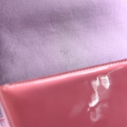 Chanel Metallic Patent Calfskin Quilted Medium Boy Flap Light Pink 11 of 11