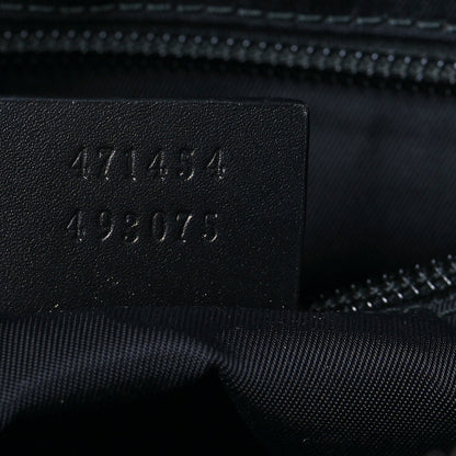 Gucci GG Supreme Monogram Web Messenger Bag Black 6 of 6