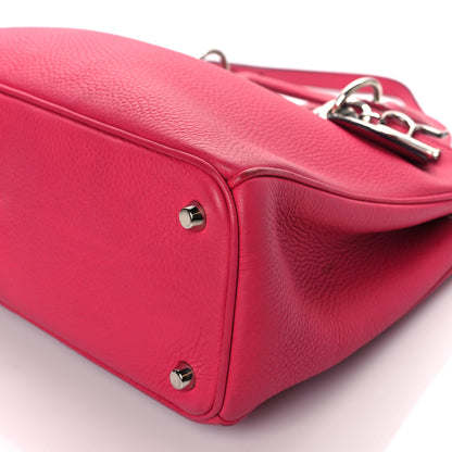 Christian Dior Calfskin Medium Diorissimo Tote Fuchsia 10 of 11