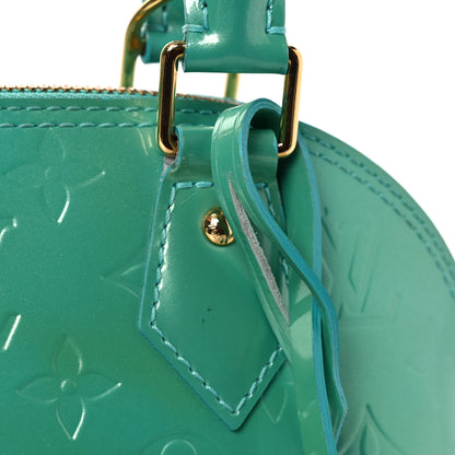 Louis Vuitton Vernis Alma BB Blue Lagon 14 of 16