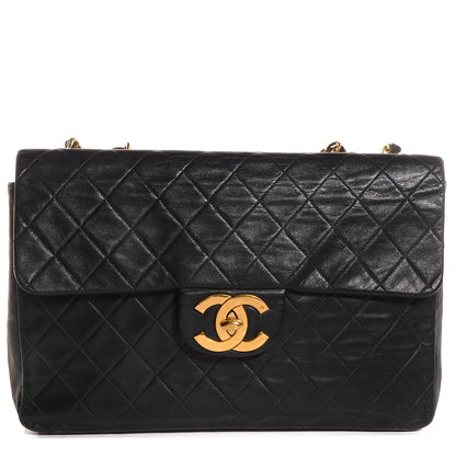 Chanel Lambskin XL Jumbo Flap Black 1 of 10