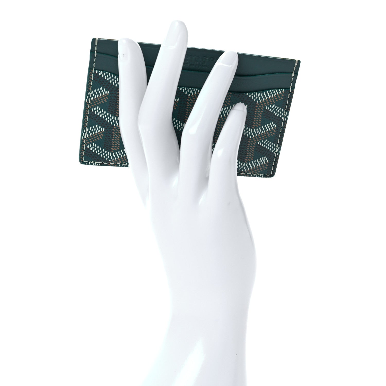 Goyard Goyardine Saint Sulpice Card Holder Green 2 of 6
