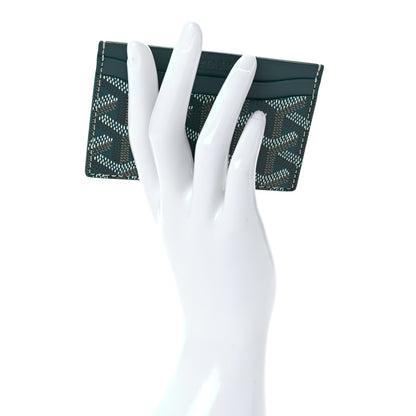 Goyard Goyardine Saint Sulpice Card Holder Green 2 of 6