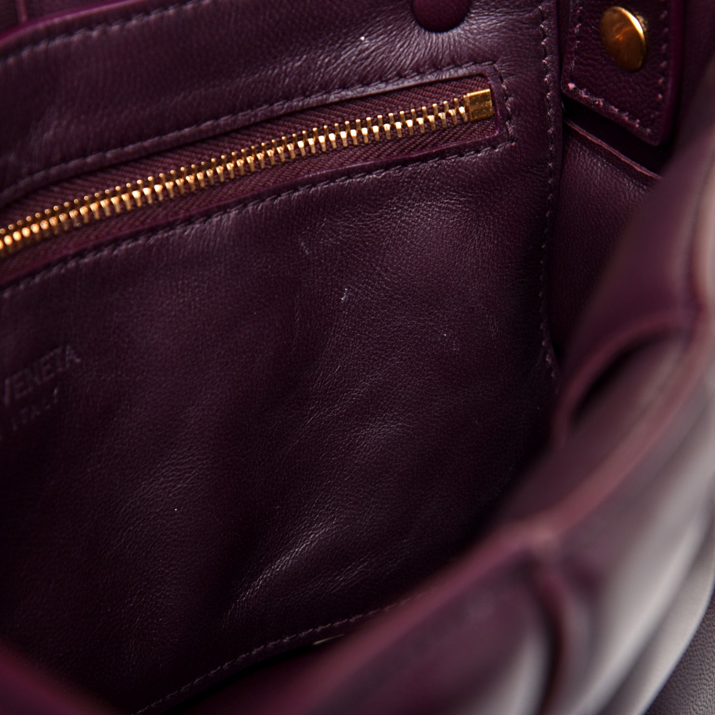 Nappa Maxi Intreccio Padded Cassette Crossbody Bag Grape