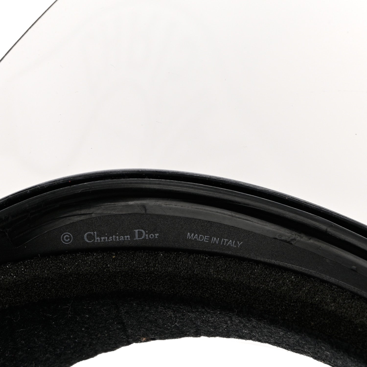 Christian Dior Mirrored DiorClub1 Sun Visor Black 7 of 11
