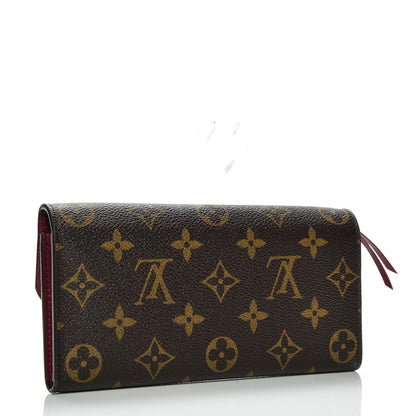 Louis Vuitton Monogram Emilie Wallet Fuchsia 3 of 7