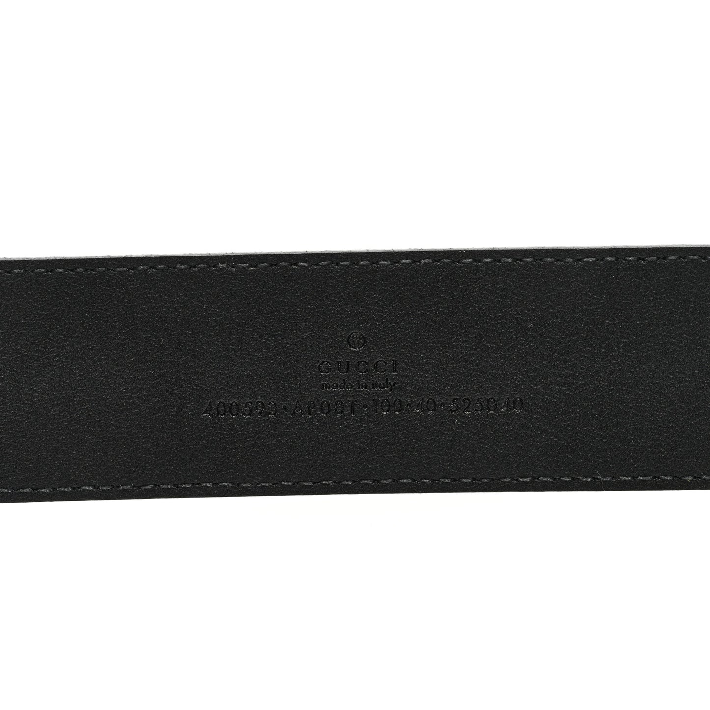 Calfskin Double G 40mm Belt 100 40 Black