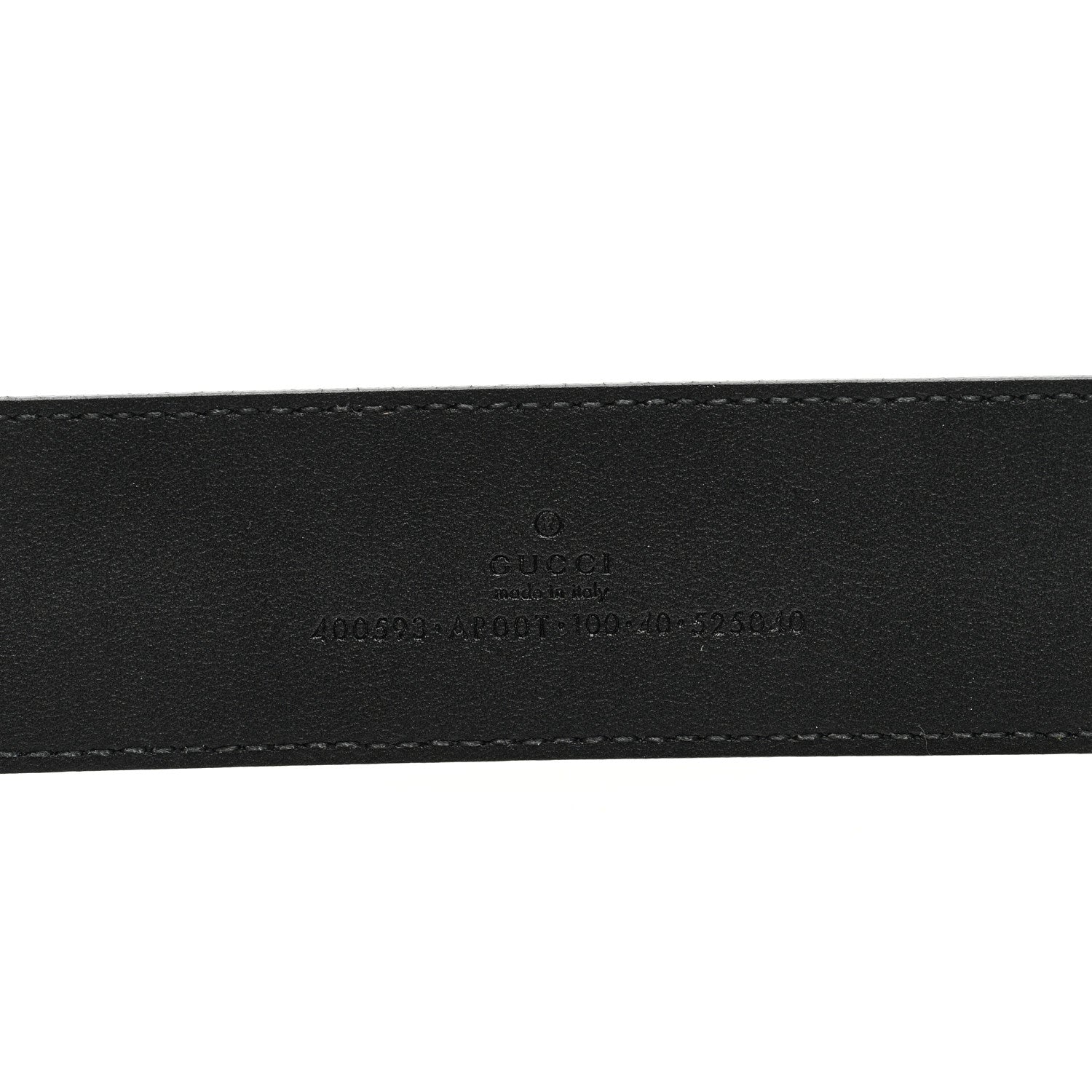 Gucci Calfskin Double G 40mm Belt 100 40 Black 3 of 4
