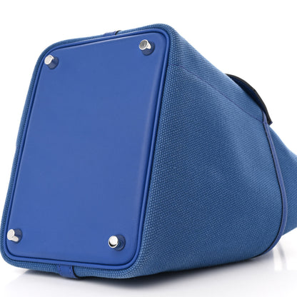Hermes Toile Goeland Swift Cargo Picotin Lock 18 Bleu France 10 of 10