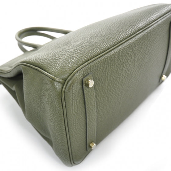 Hermes Togo Leather Birkin 35 Vert Olive 6 of 13