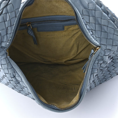 Bottega Veneta Nappa Intrecciato Medium Veneta Hobo Blue 6 of 15