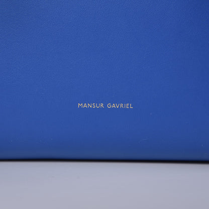 Mansur Gavriel Calfskin Bucket Bag Royal 7 of 7