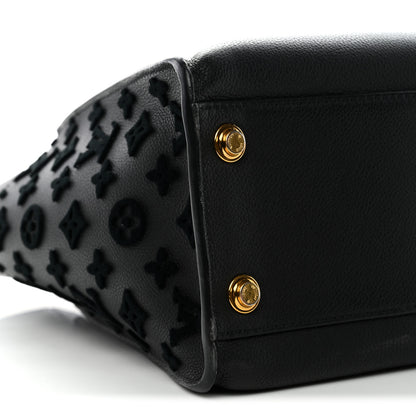 Louis Vuitton Calfskin Monogram Tufting On My Side Black 8 of 10