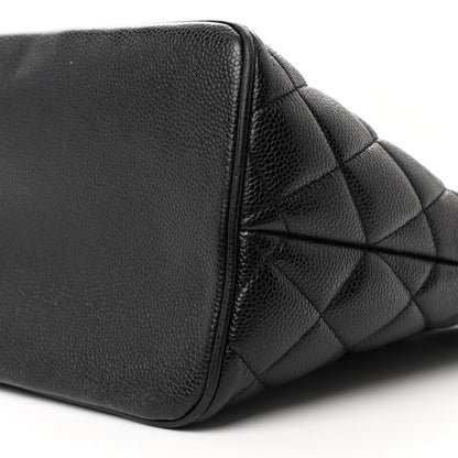 Chanel Caviar Quilted Medallion Tote Black 10 of 14