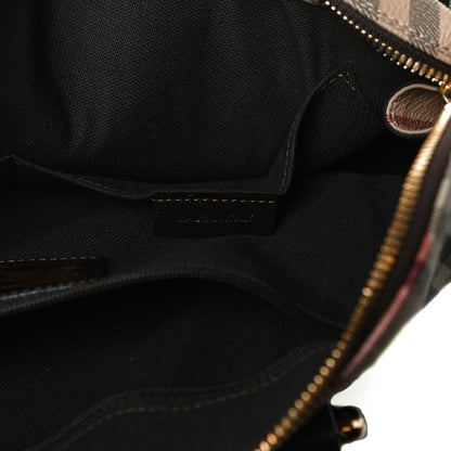 Burberry Haymarket Check Picadilly Bowler Black 7 of 12