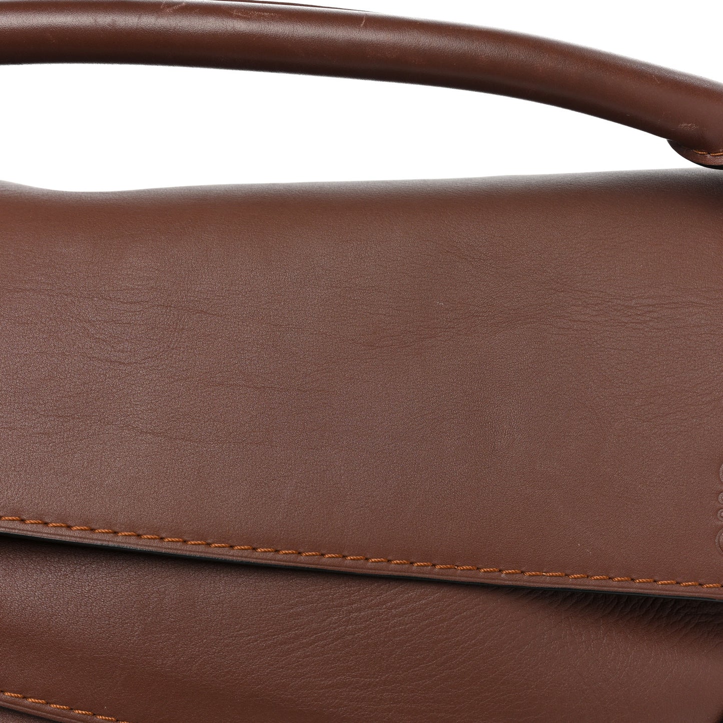 Calfskin Large Puzzle Bag Brown
