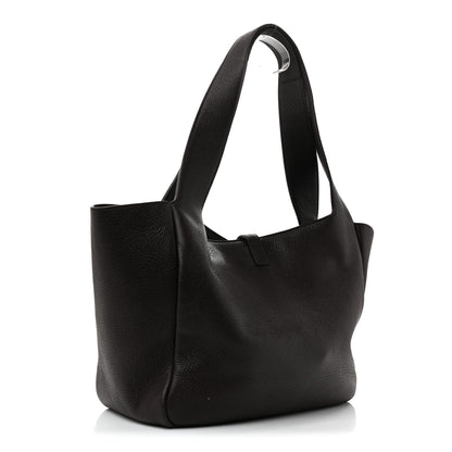 Saint Laurent Grained Deerskin Bea Tote Sweet Chocolate 3 of 13