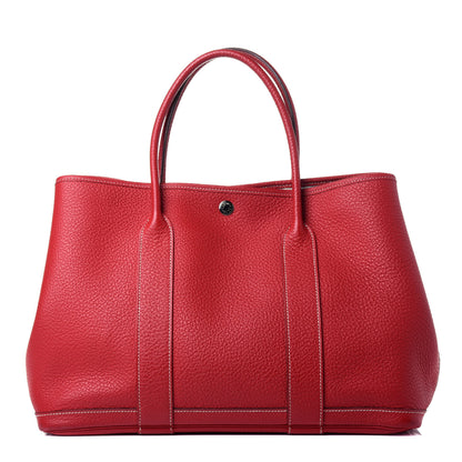 Hermes Vache Country Garden Party 36 MM Rouge Casaque 1 of 10