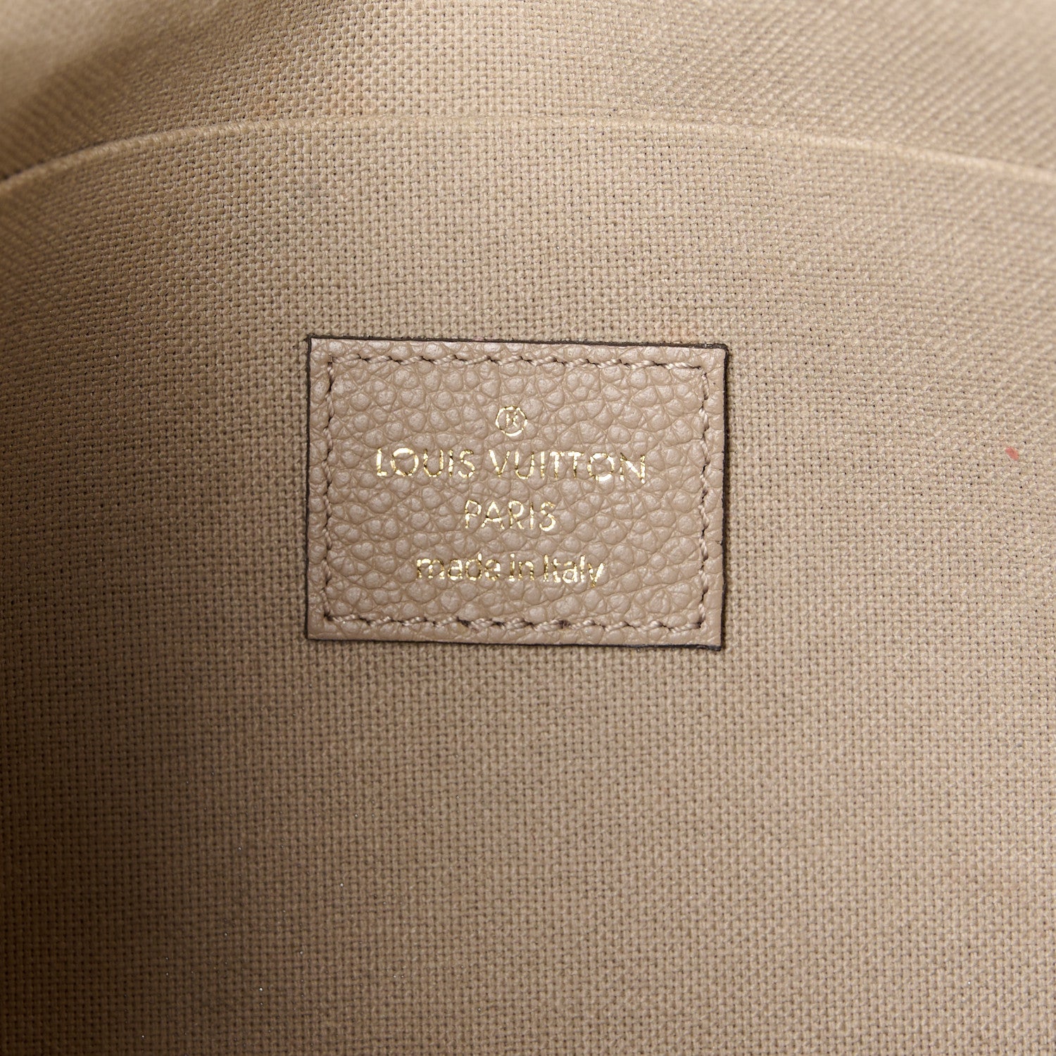 Louis Vuitton Empreinte Monogram Giant Felicie Pochette Tourterelle Creme 8 of 16