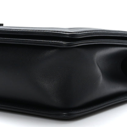 Chanel Calsfkin Quilted New Medium Boy Flap Black 9 of 9