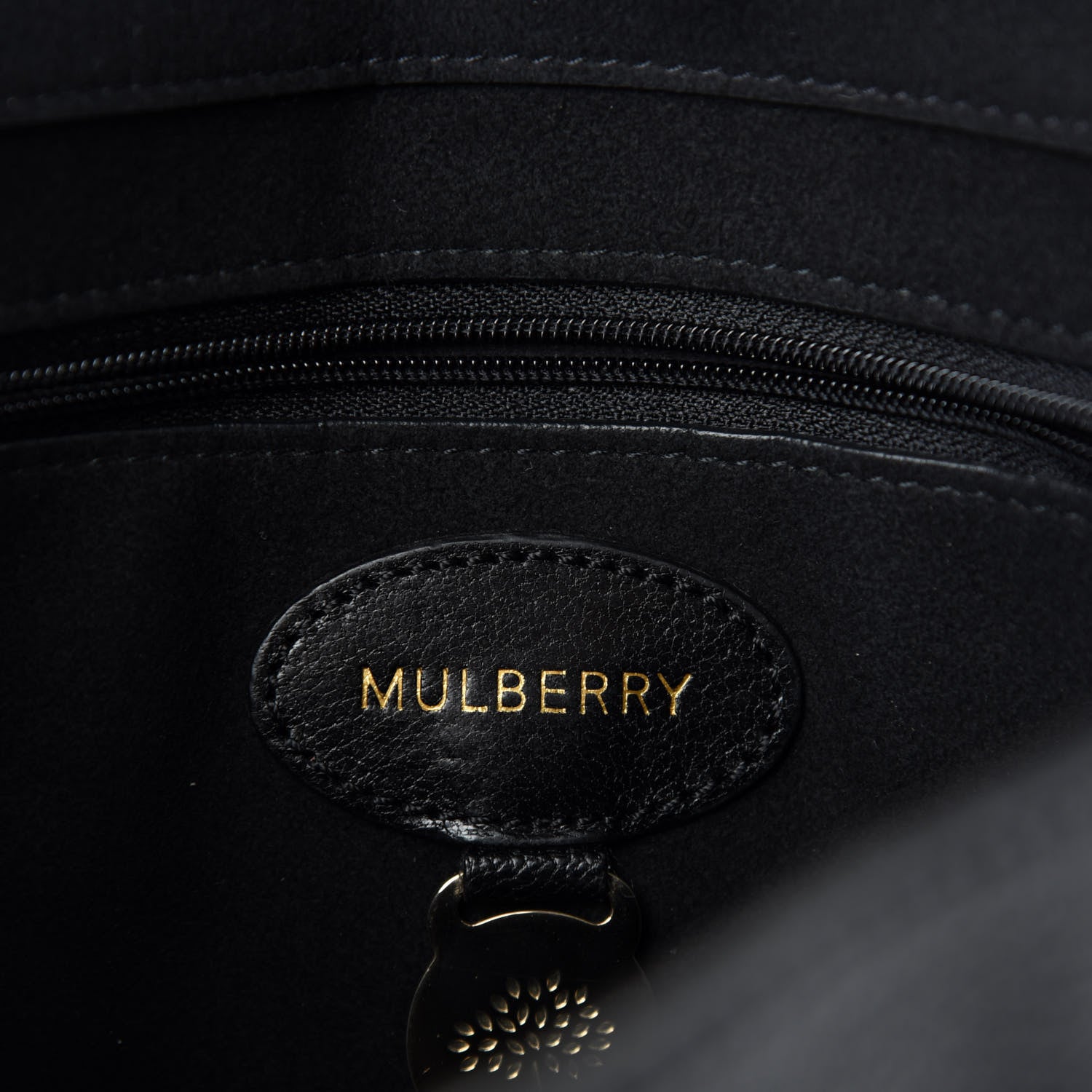 Mulberry Small Classic Grain Small Lily Flap Black 8 of 12