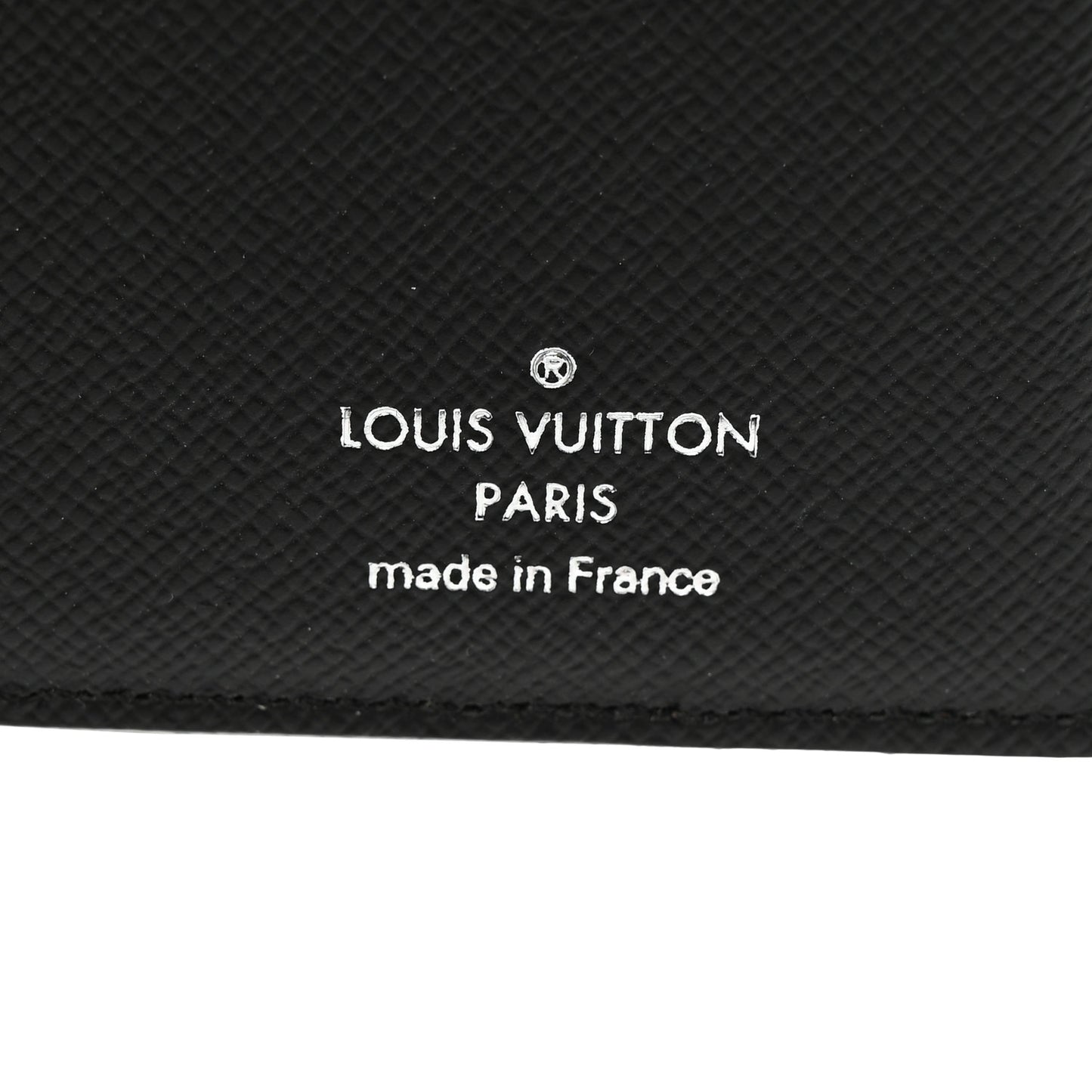 LOUIS VUITTON Taiga Pocket Organizer NM Black