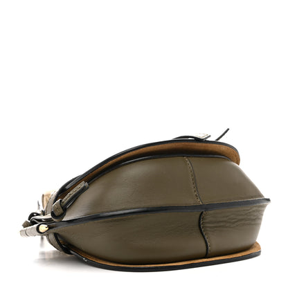 Loewe Calfskin Jacquard Mini Gate Dual Bag Autumn Green 4 of 14
