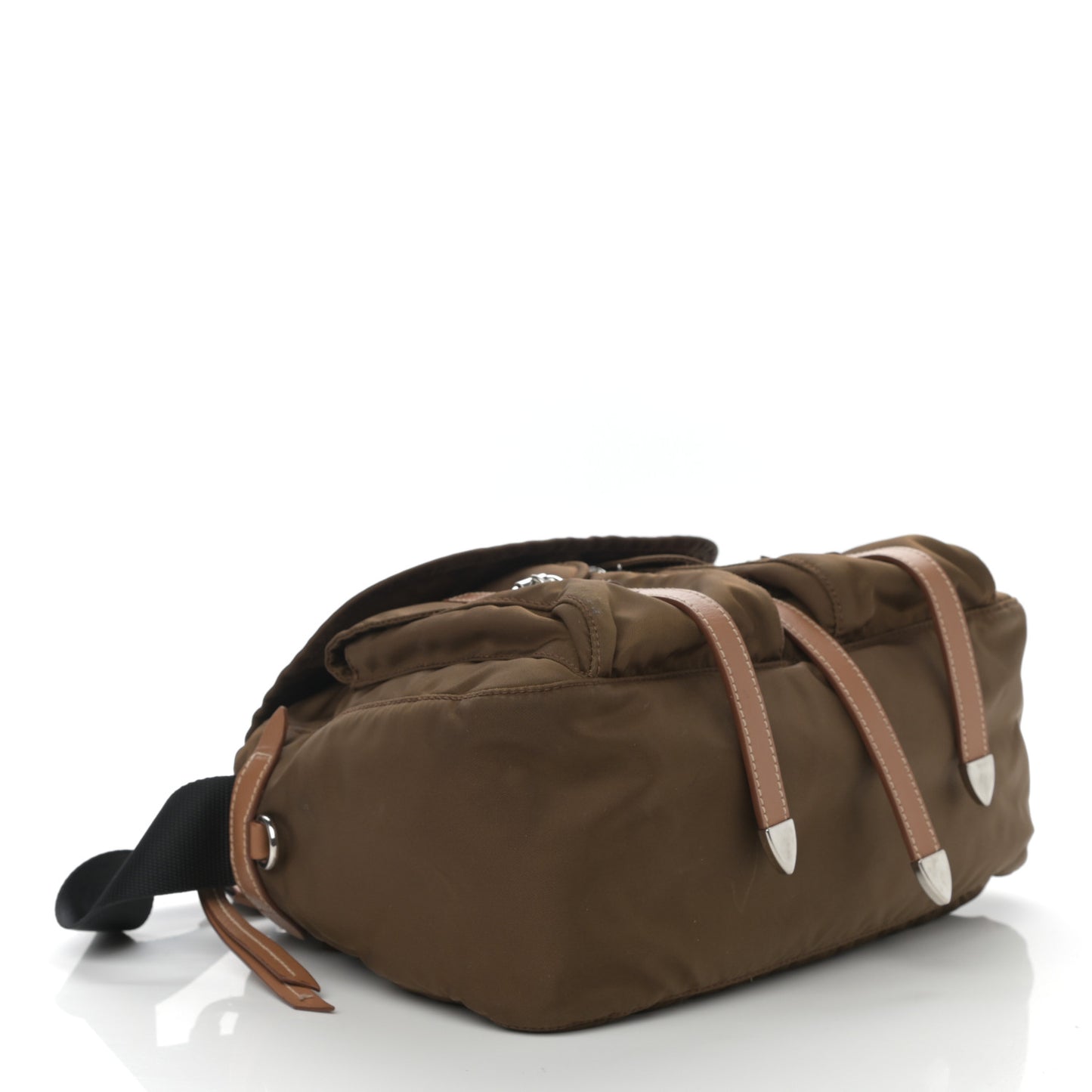 Tessuto Nylon Messenger Bag Bruciato