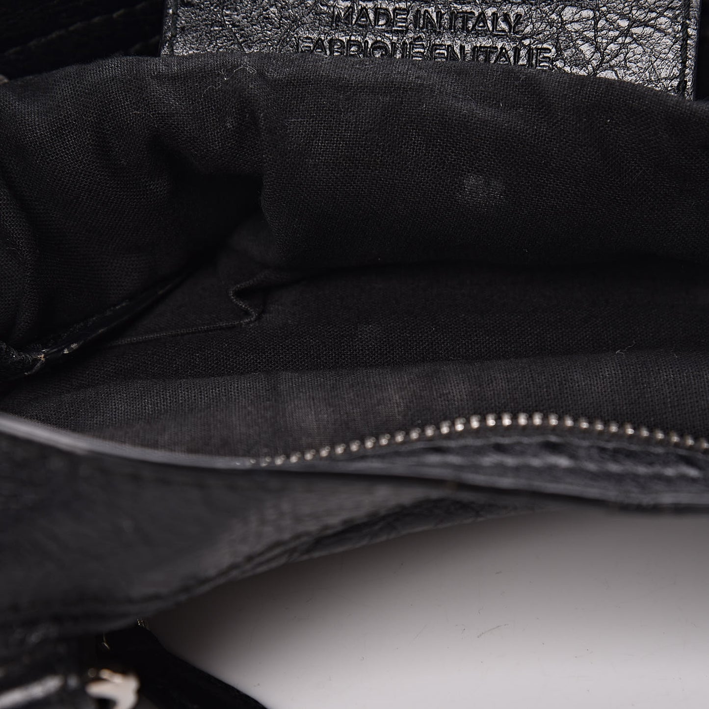 Agneau Giant 12 Silver Hardware Town Black