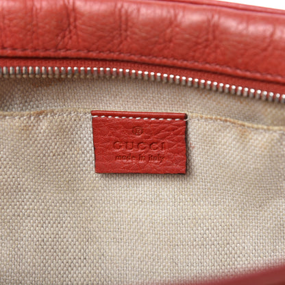 Gucci Pebbled Calfskin Small Soho Disco Bag Tabasco Red 8 of 12