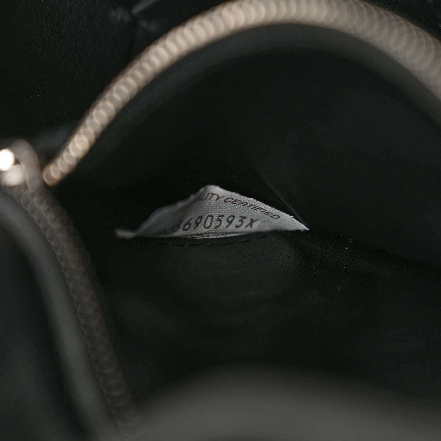 Lambskin Maxi Intrecciato Cassette Crossbody Bag Black