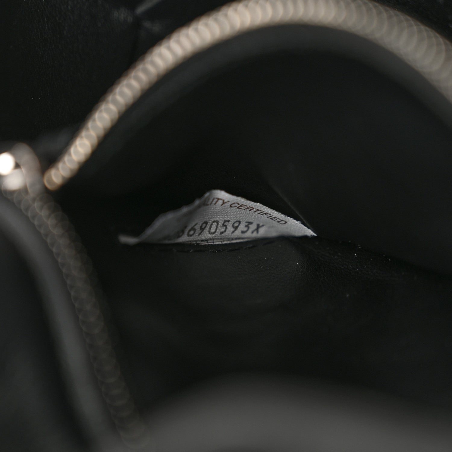 Bottega Veneta Lambskin Maxi Intrecciato Cassette Crossbody Bag Black 7 of 11