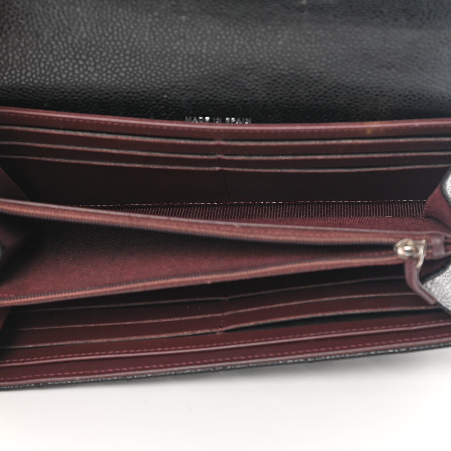 Chanel Caviar Quilted Large Gusset Flap Wallet Black 5 of 12