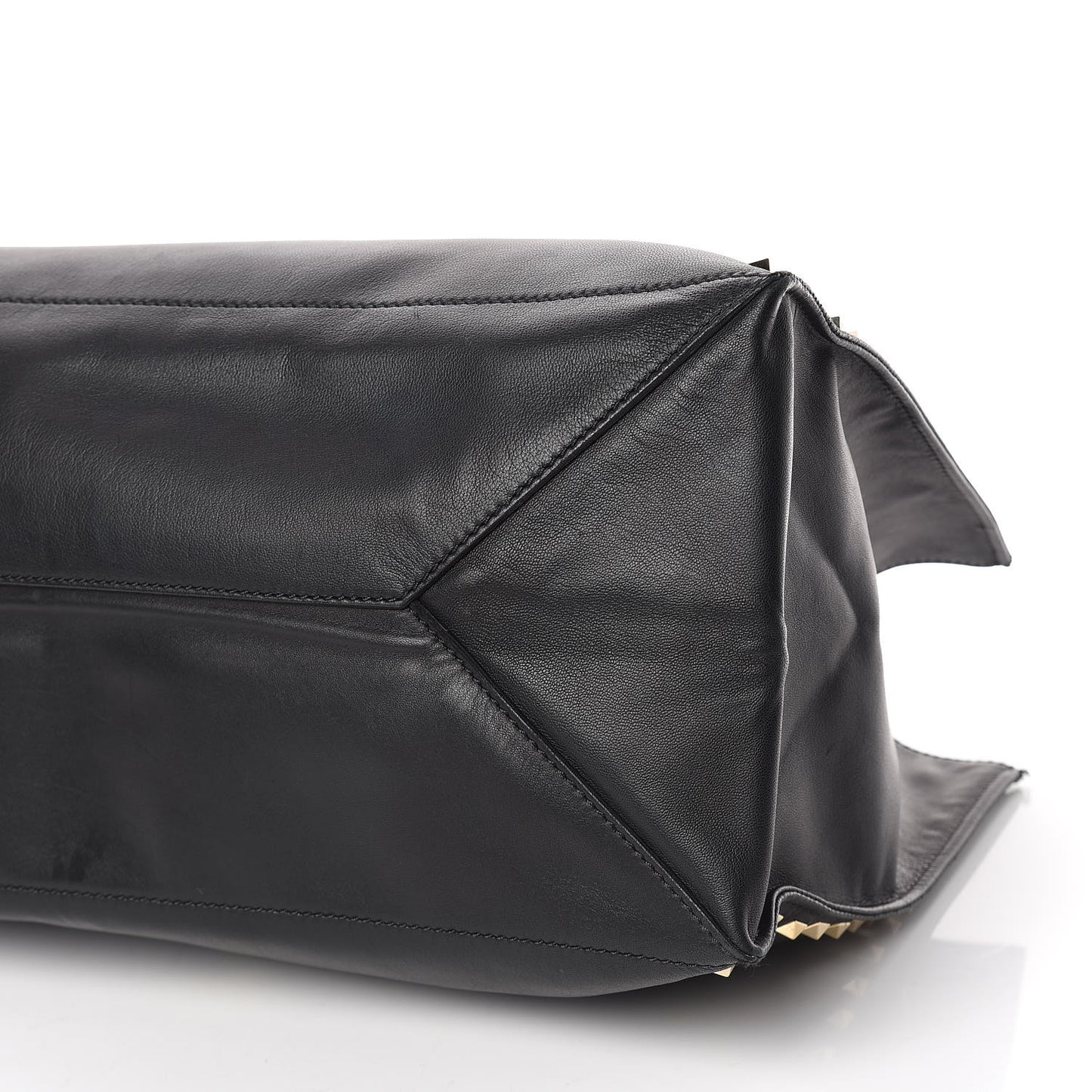 Nappa Medium Rockstud Soft Tote Black