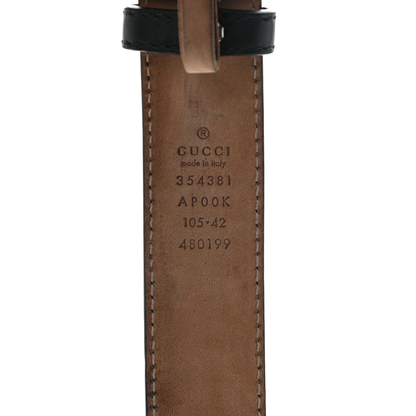 Calfskin Crystal Interlocking G Belt 105 42 Black