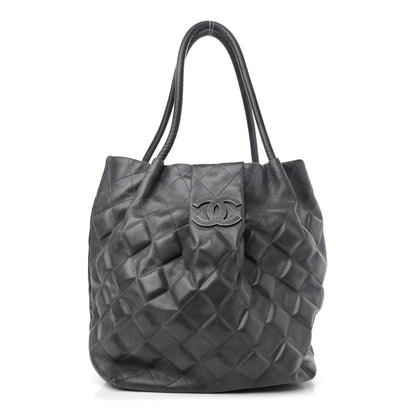 Chanel Calfskin Sloane Square Tote Grey 1 of 12