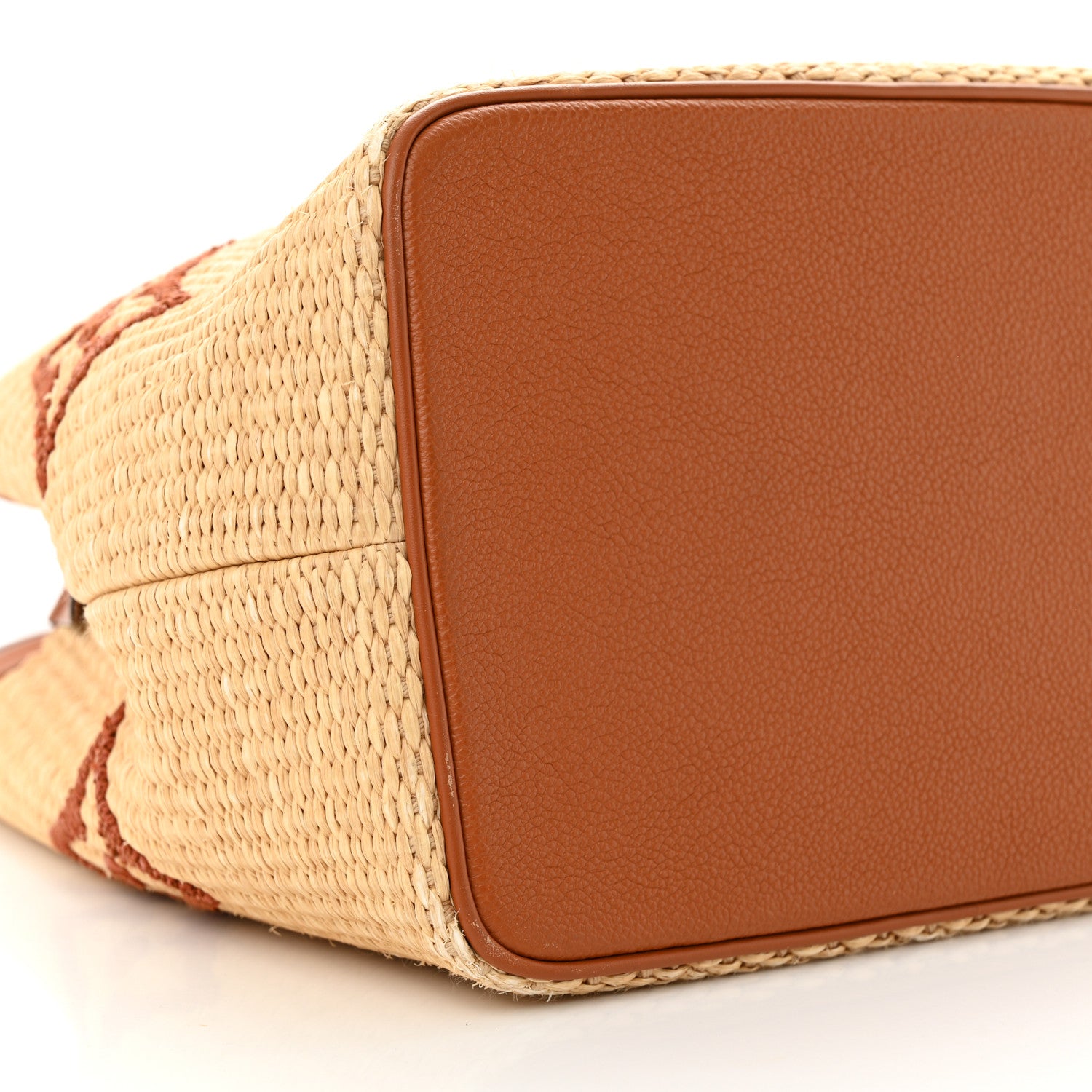 Louis Vuitton Raffia Calfskin Monogram Neonoe MM Tan 8 of 10