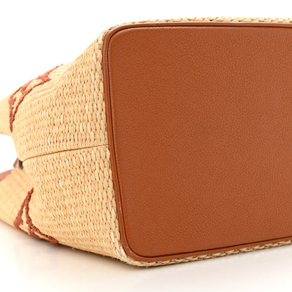 Louis Vuitton Raffia Calfskin Monogram Neonoe MM Tan 8 of 10
