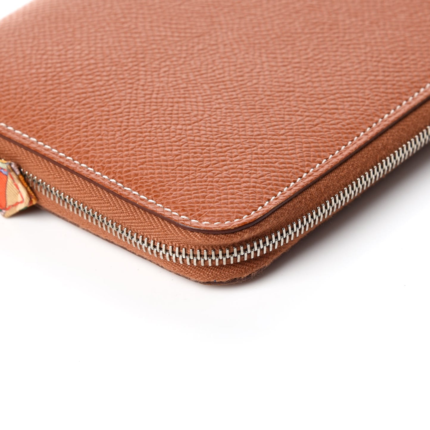 Epsom Silk'In Wallet Cognac