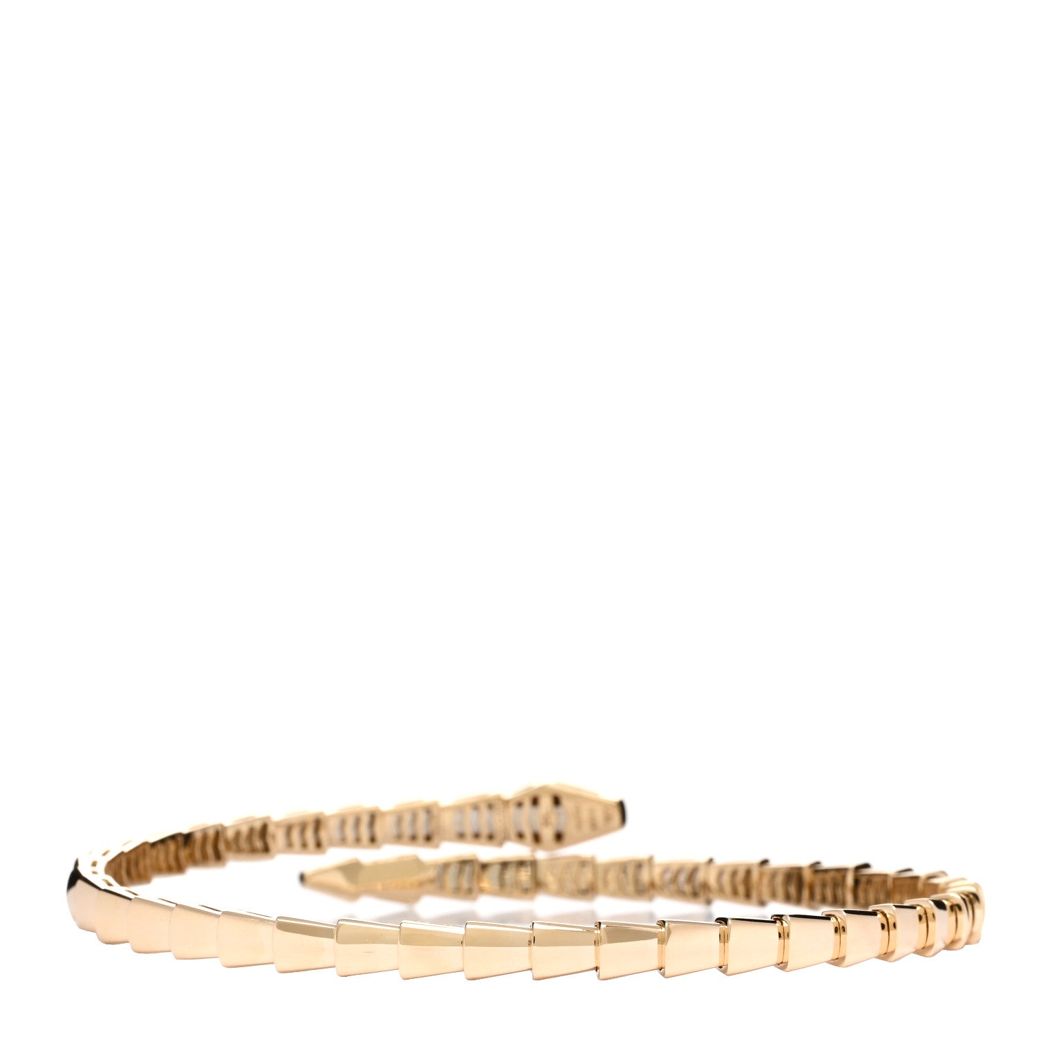Bulgari 18K Yellow Gold Serpenti Viper Bracelet XL 2 of 4
