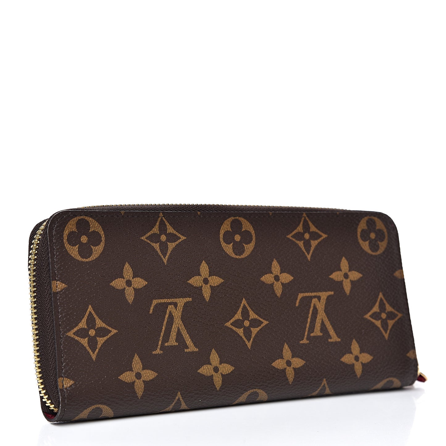Monogram Clemence Wallet Fuchsia