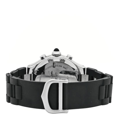 Cartier Stainless Steel Rubber 32mm Must 21 Chronoscaph Quartz Watch Black 3 of 5