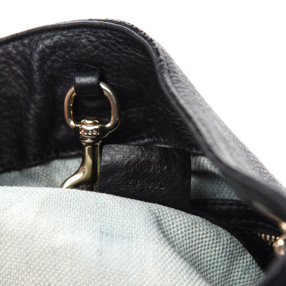 Gucci Pebbled Calfskin Medium Soho Chain Shoulder Bag Black 11 of 12