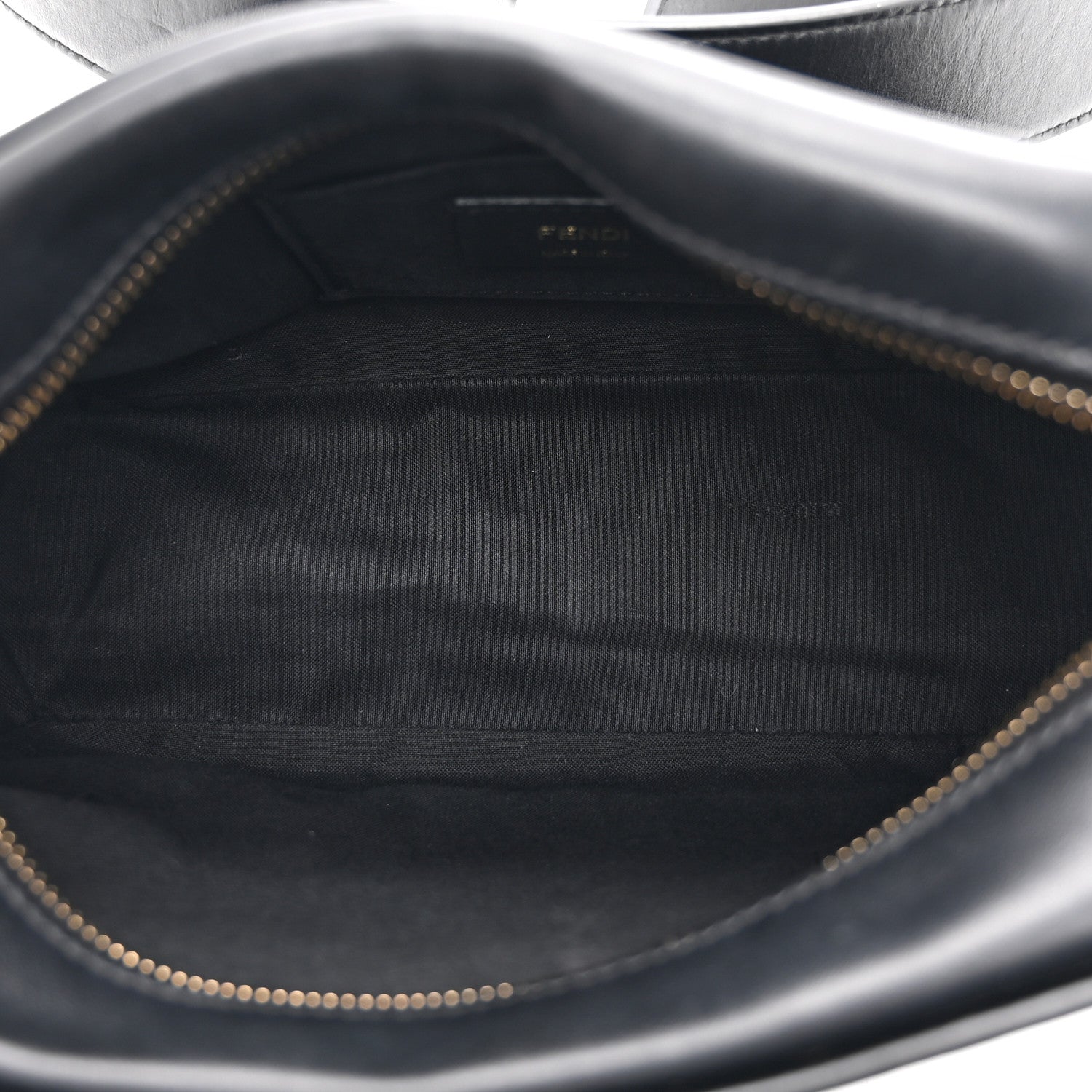 Fendi Vitello Century F is Fendi Bi-Color FF 1974 Embossed Camera Case Maya Black 5 of 11