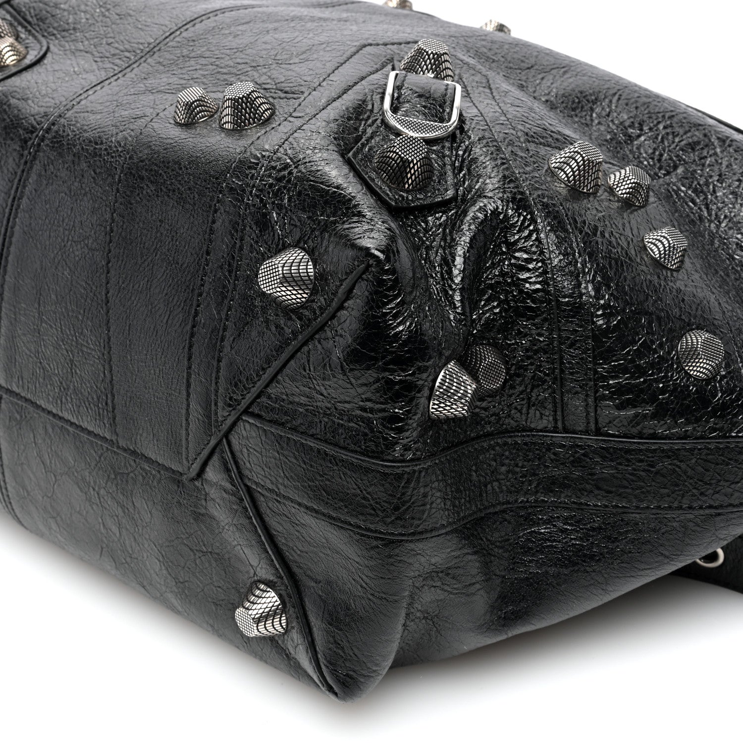 Balenciaga Agneau Arena Large Le Cagole Carry All Bag Black 10 of 10