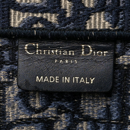 Christian Dior Oblique Medium Book Tote Blue Multicolor 6 of 12