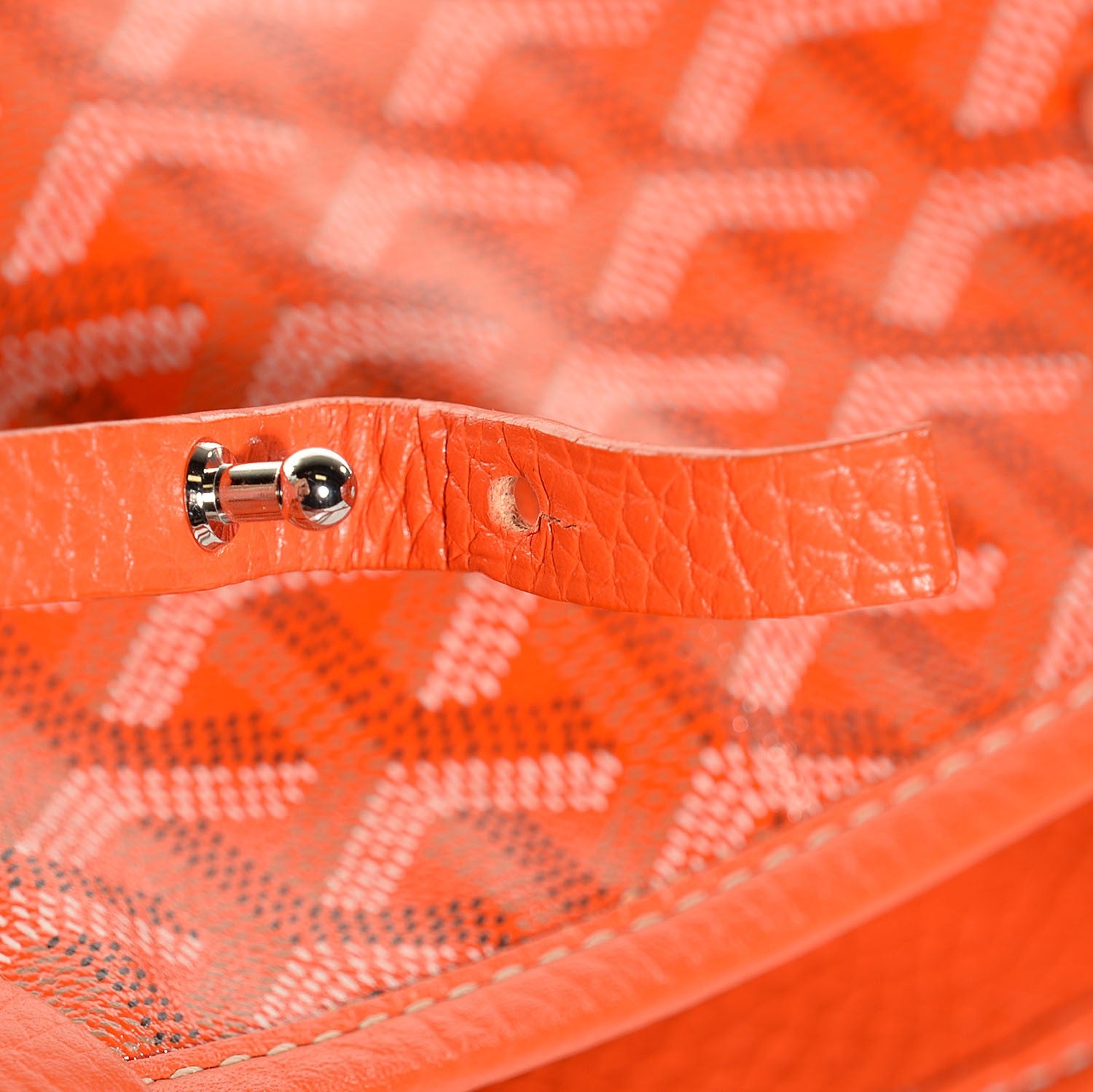 Goyard Goyardine Sac Hardy Pet Carrier PM Orange 9 of 12