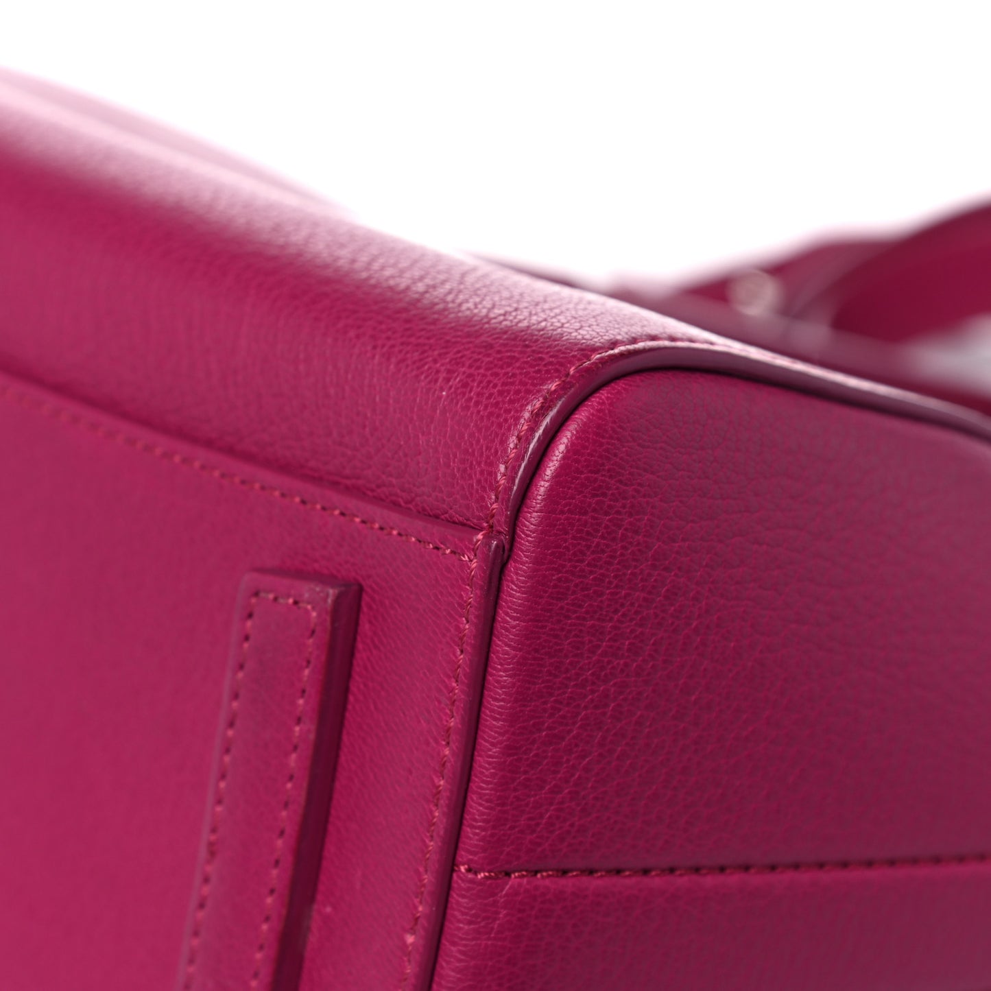 Sugar Goatskin Mini Antigona Magenta