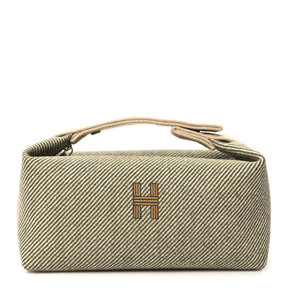 Hermes Wool Small Bride-A-Brac H Natte Pouch Vert Foret 1 of 10
